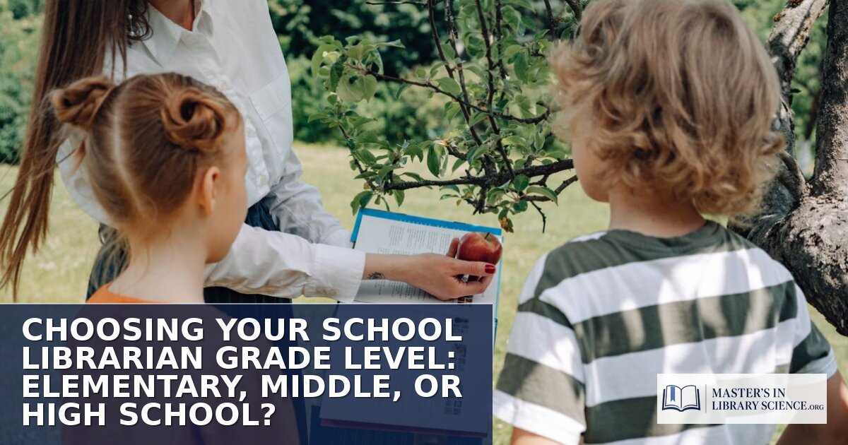 School Librarian Grade Level: Elementary vs Middle vs High