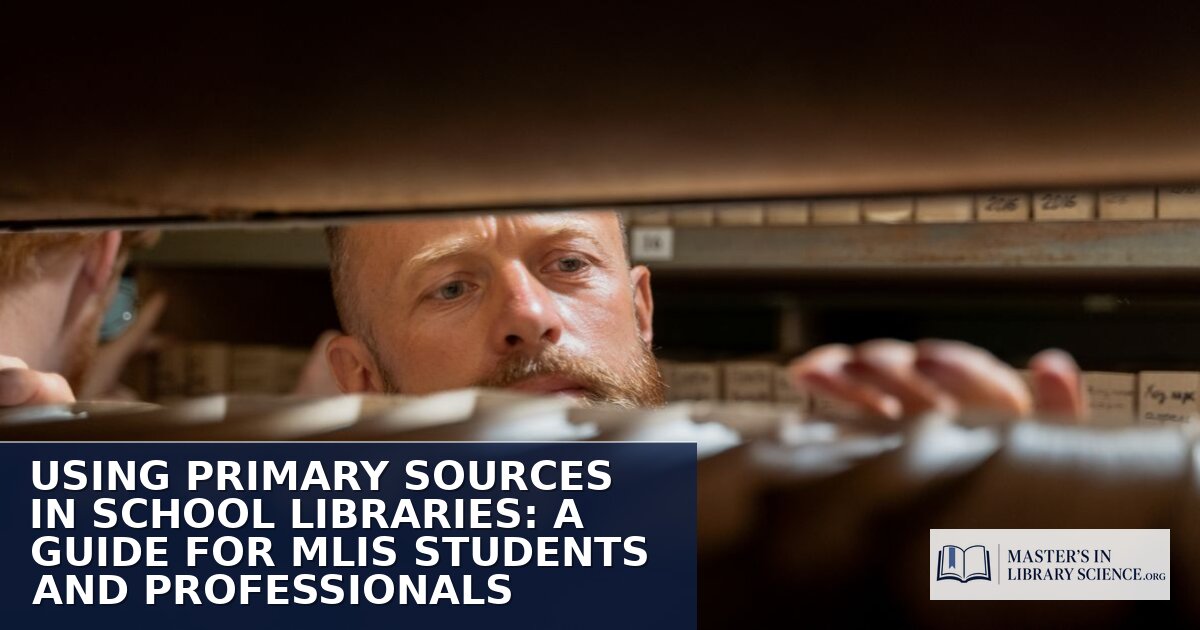 Primary Sources in School Libraries: A Practical MLIS Guide